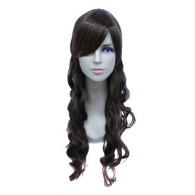 Heat Resistant Black Body Wave Curly Wigs