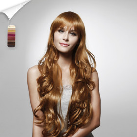 Super Long Curly Gold Straight Wigs