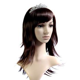 Feather & Flirty Top Quality Fiber Shoulder Length Straight Wigs