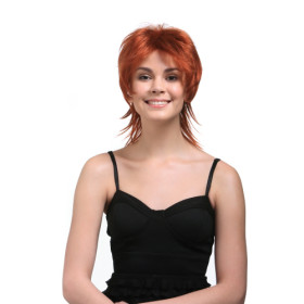 Brown Straight Shoulder Length Medium Wigs