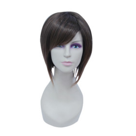 Lovely Black Smooth Neat Bang Bob Wigs