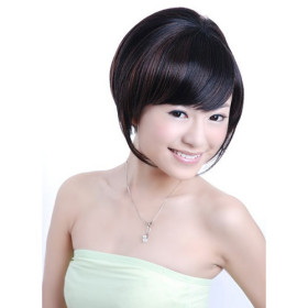 Feather & Flirty Natural Short Bob Wigs