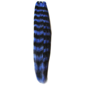 Blue & Black Straight Heat Resistant Hair Extensions