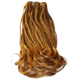 Brown Braid Style Curely Hair Extensions