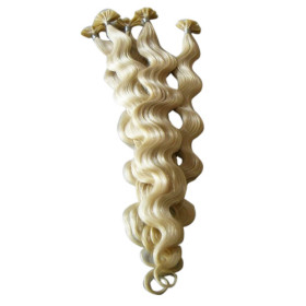 Light Gold Long Body Wave Hair Extensions