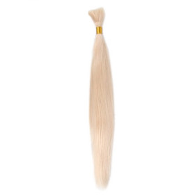 Hair Bulk Light Yellow Long Hair Extensions