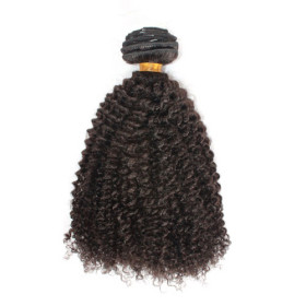 Hand Tied Middle Long Deep Curly Hair Extensions