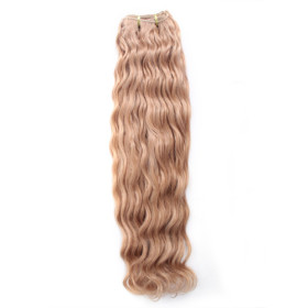 Body Wave Light Brown Long Hair Extensions