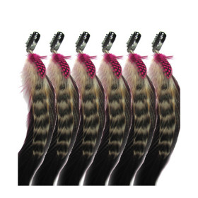 Clip-in Red Spots Decorative Hair Extensions