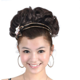Wrap style Black Heat Resistant Hair Extensions