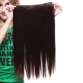 Black Smooth Clip-In Hair Extensions