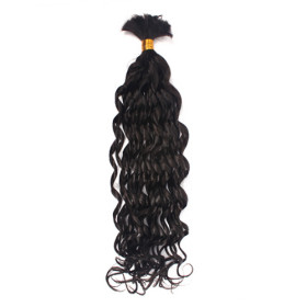 Wave Curely Long Black Custom Wigs