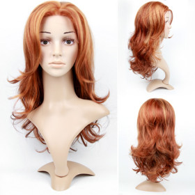Golden Brown European Wave Undetectable Lace Wigs