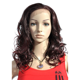 Curly Flip Out Black Lace Wigs