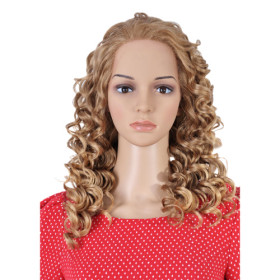 Golden Blonde Shoulder Length Body Wave Lace Wigs