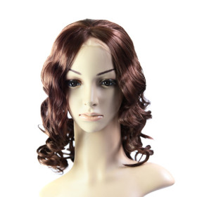 Lace Front Long 100% Imported Heat-resistant Fiber Body Wave Wig