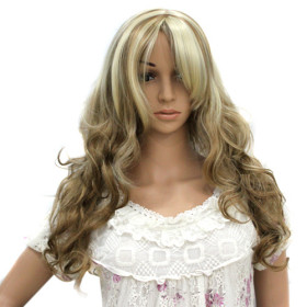 Heat-resistant Mixed Color Body Wave Party Wigs