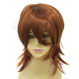 Flip Out Brown Feather & Flirty Party Wigs