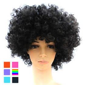 Afro Black Heat Resistant Party Wigs