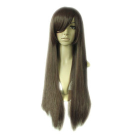 Super Long Coffee Soft Party Wigs