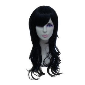 Natural Black Curly Party Wigs