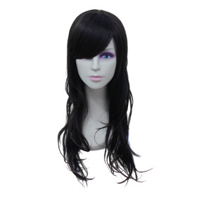 Little Curly Long Black Party Wigs
