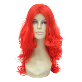 Red Curly Flip Out Party Wigs