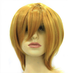 Brown Curl Up Soft Party Wigs