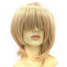 Gold Flip Out Smooth Party Wigs