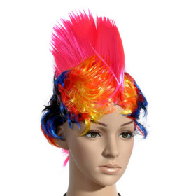Mixcolor Short Cristate Party Wigs