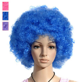 Short Curly Clowns Afro Style Party Wigs
