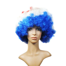 Kinky Curl Multi-colored  Flip Out Party Wigs