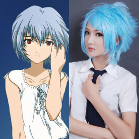 Blue Flip Out Soft Cosplay Wigs