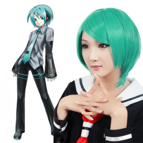 Green Natural Smooth Cosplay Wigs