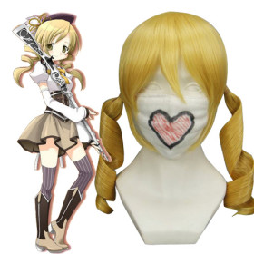 Golden Hand Tied Natural Cosplay Wigs