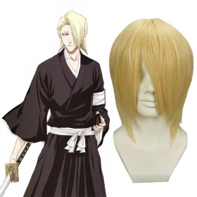 Light Gold Hair Extension Side Bang Cosplay Wigs