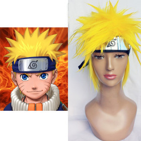 Yellow Flip Out Short Cosplay Wigs