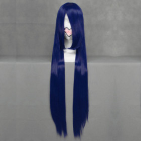 Dark Blue Super Long Straight Cosplay Wigs
