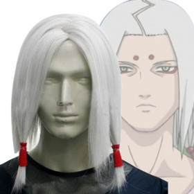 White Heat Resistant Straight Cosplay Wigs