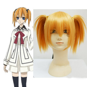 Feather & Flirty Hand Tied Golden Cosplay Wigs