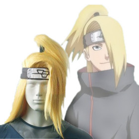 Light Yellow Feather & Flirty Smooth Cosplay Wigs