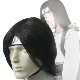 Black Straight Soft Cosplay Wigs