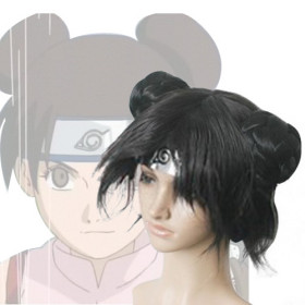 Heat Resistant Fiber Black Hand Tied Cosplay Wigs