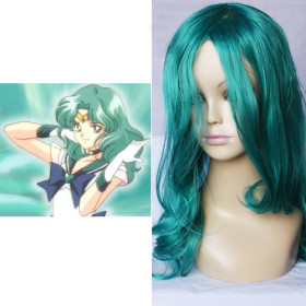 Green Long Flip Out Cosplay Wigs