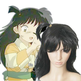 Extra Long Black Fiber Cosplay Wigs
