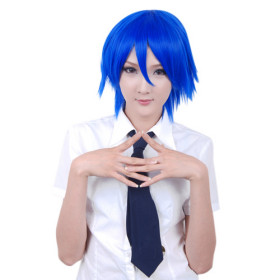 Blue Short Hair Extension Cosplay Wigs