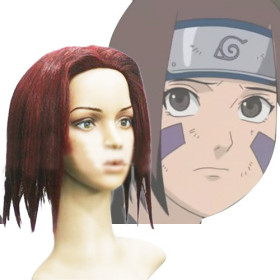 Wine Red Woman's Shoulder Length Cosplay Wigs