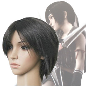 Heat Resistant Black 26CM Cosplay Wigs