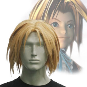 Yellow Chin Length Side Bang Cosplay Wigs