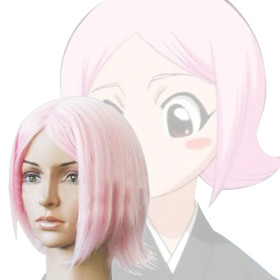 Bleach Pink Short Cosplay Wigs